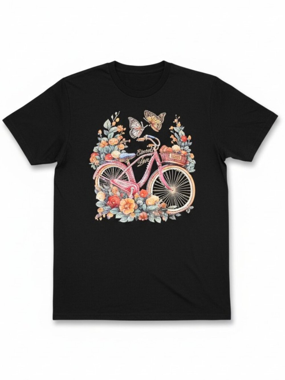 Over Apparel Eternal Love Rhinestone Tee Juniors Small Black Graphic Shirt